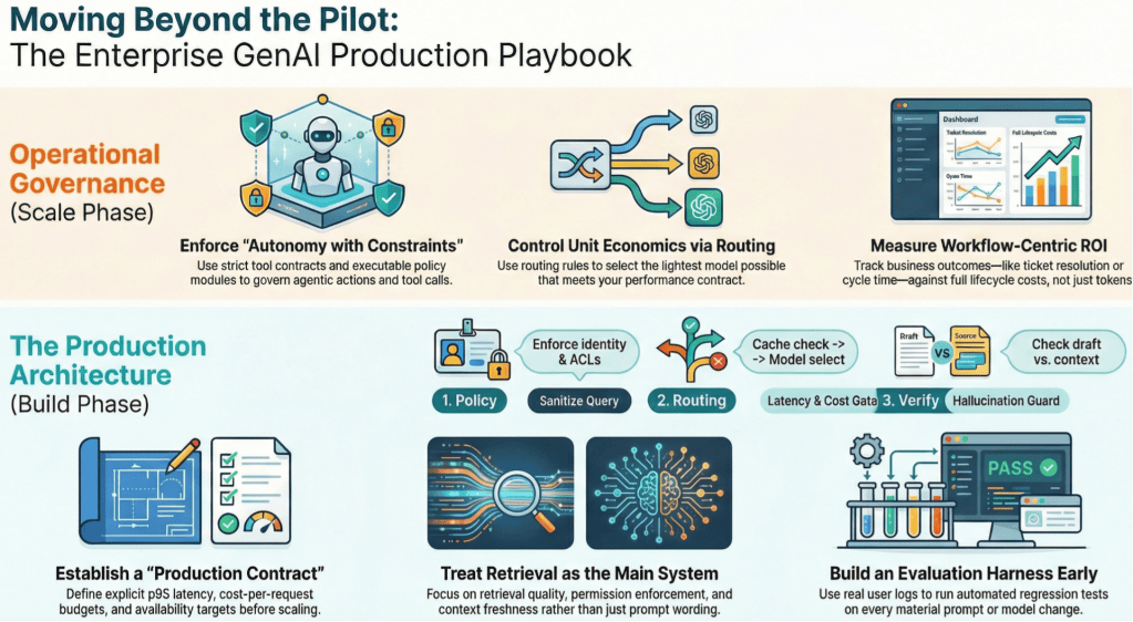 From pilots to production: The four disciplines that make generative AI work