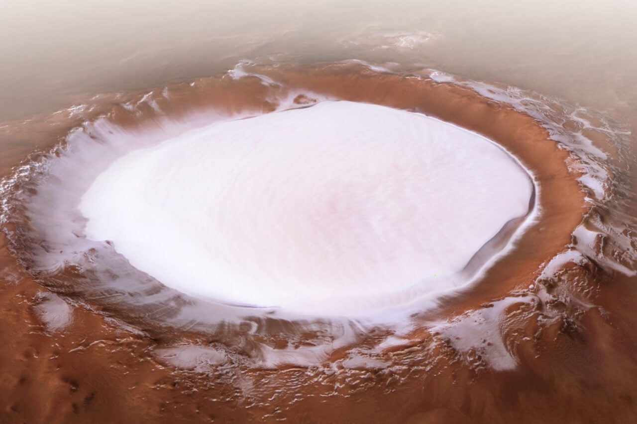 Scientists Thought Mars’s North Polar Ice Was 25% Dust. They Were Way Off